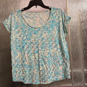 Short-Sleeve Scoop Neck Top